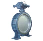 電動法蘭多層次硬密封蝶閥