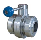 不銹鋼三片蝶閥